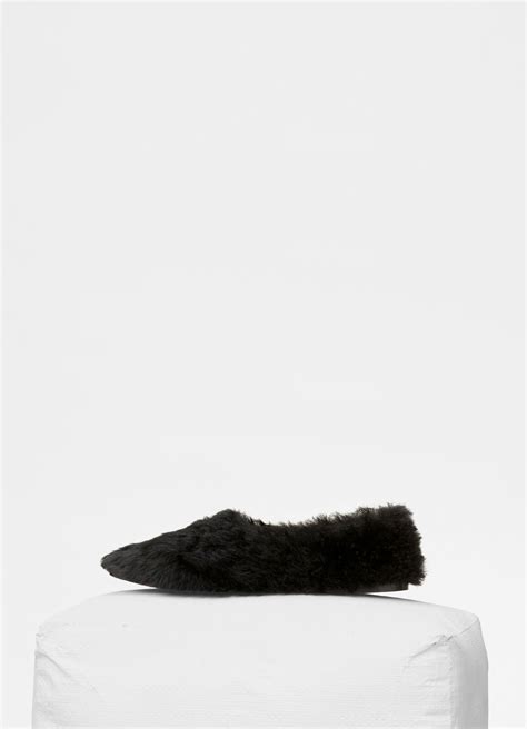 Cosy Slipper Flat in shearling 